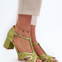 Sandały Model Maciejka 06551-09 Limonka – Step in style