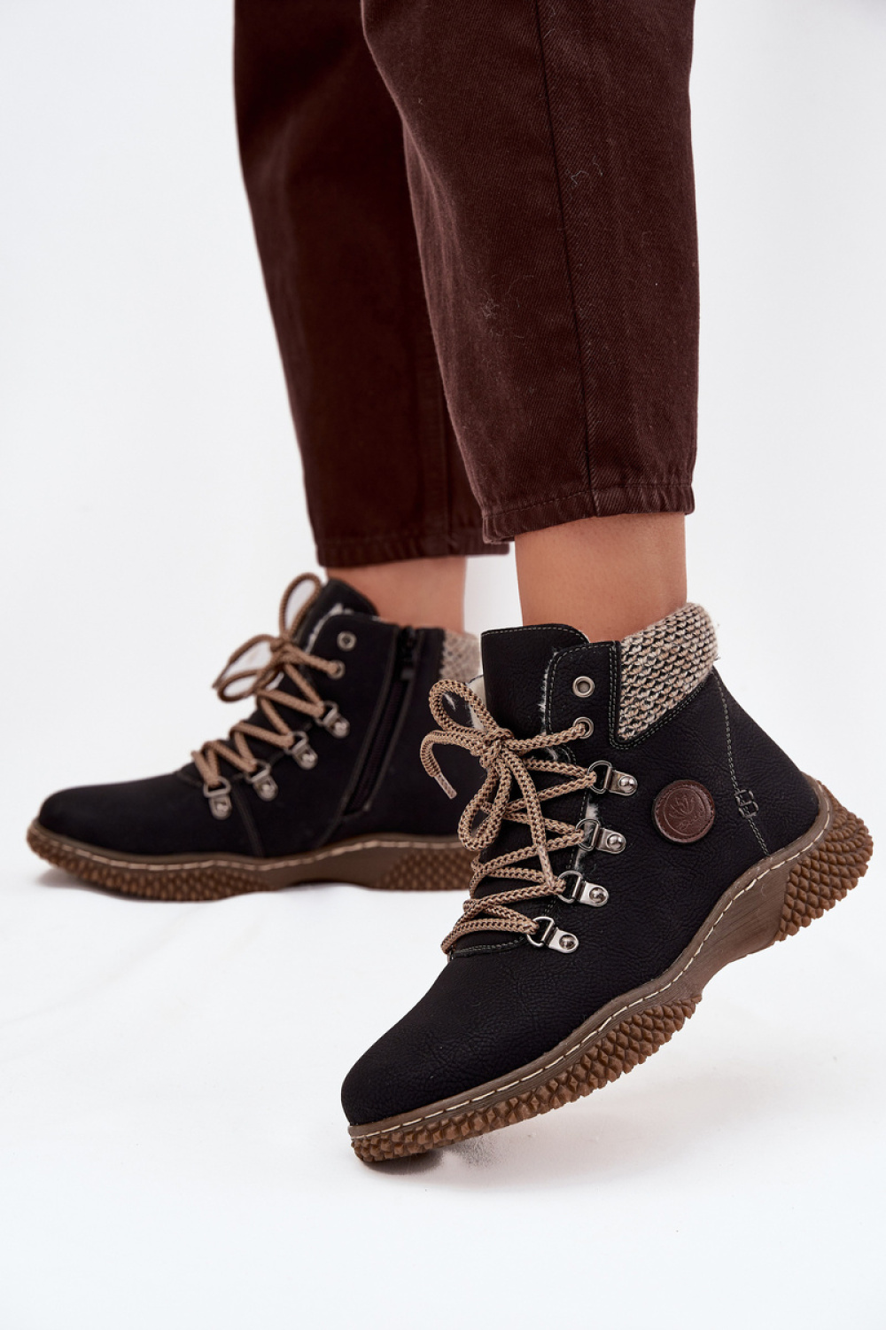 Trapery Model Zenaya 25BT02-9374 Black - Step in style - obrazek 3