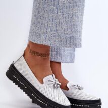 Mokasyny Model S.Barski LR400 White – Step in style