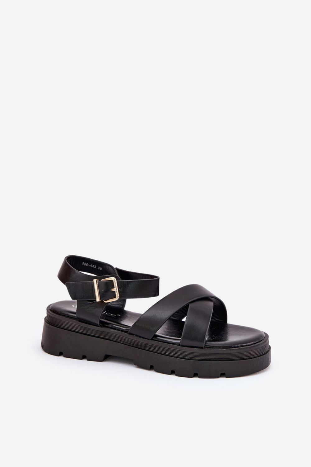 Sandały Model Gevinniser 100-443 Black - Step in style - obrazek 2