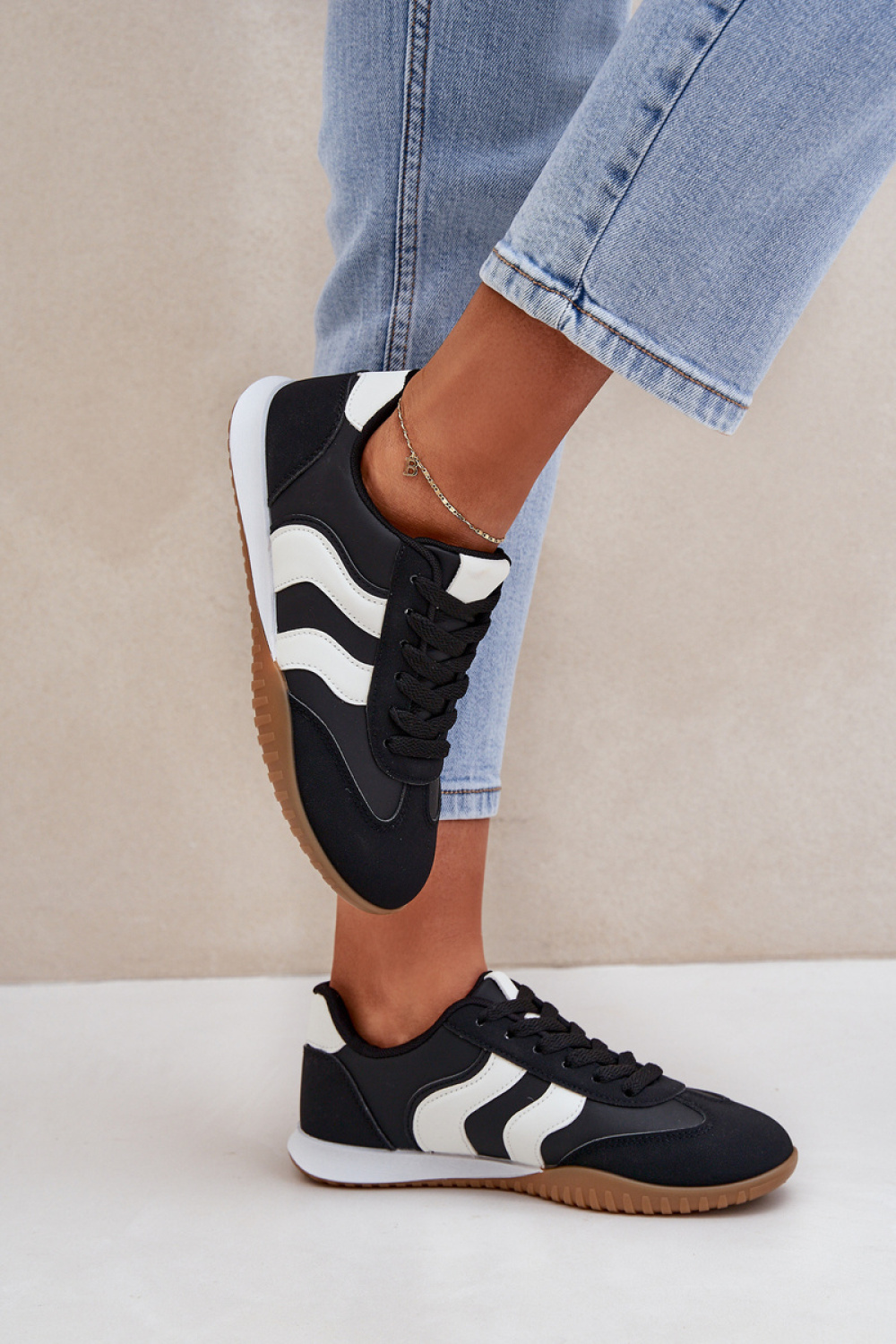 Buty Sportowe Model Maretina BL582P Black - Step in style