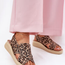 Sandały Model Zazoo 40392 Panterka Brown – Step in style