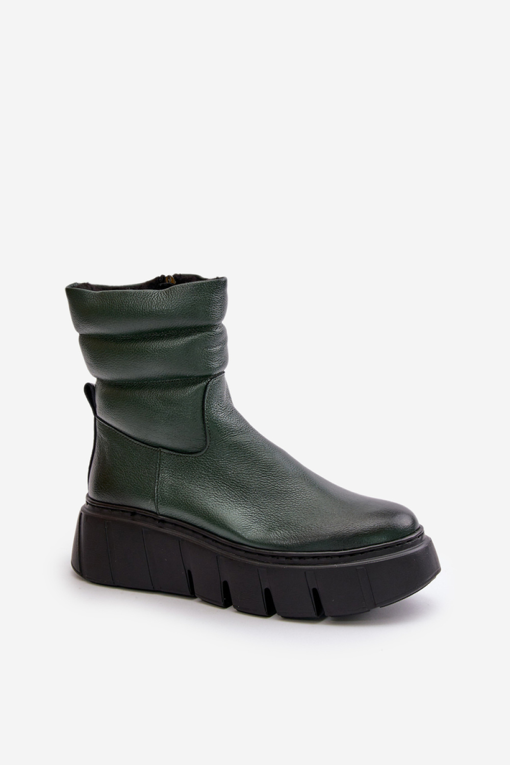 Botki Model Zazoo 60512 Dark Green - Step in style - obrazek 2