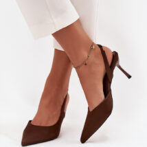 Szpilki Model Lenira SQC-221 Czekolada – Step in style
