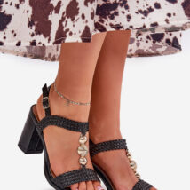 Sandały Model Annaviel 11-6 Black – Step in style