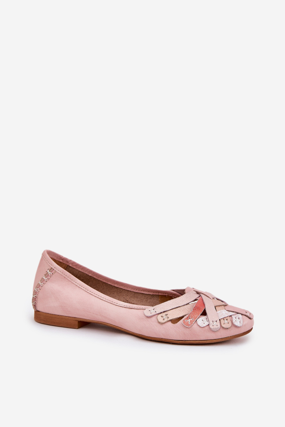 Baleriny Model Maciejka 01358-51 Pink - Step in style - obrazek 2