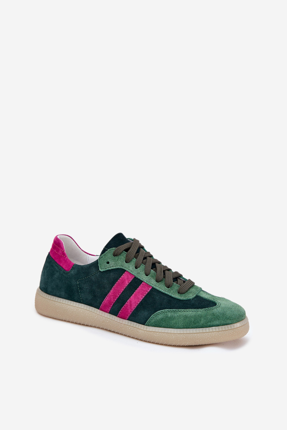 Buty Sportowe Model Zazoo N1068 Dark Green - Step in style - obrazek 2