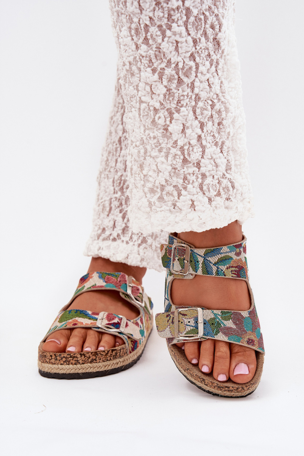 Sandał Klapki Model Lee Cooper LCW-25-35-3480L Multicolor - Step in style - obrazek 3