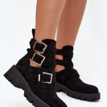 Botki Model Helisse 7631A Black Zamsz – Step in style