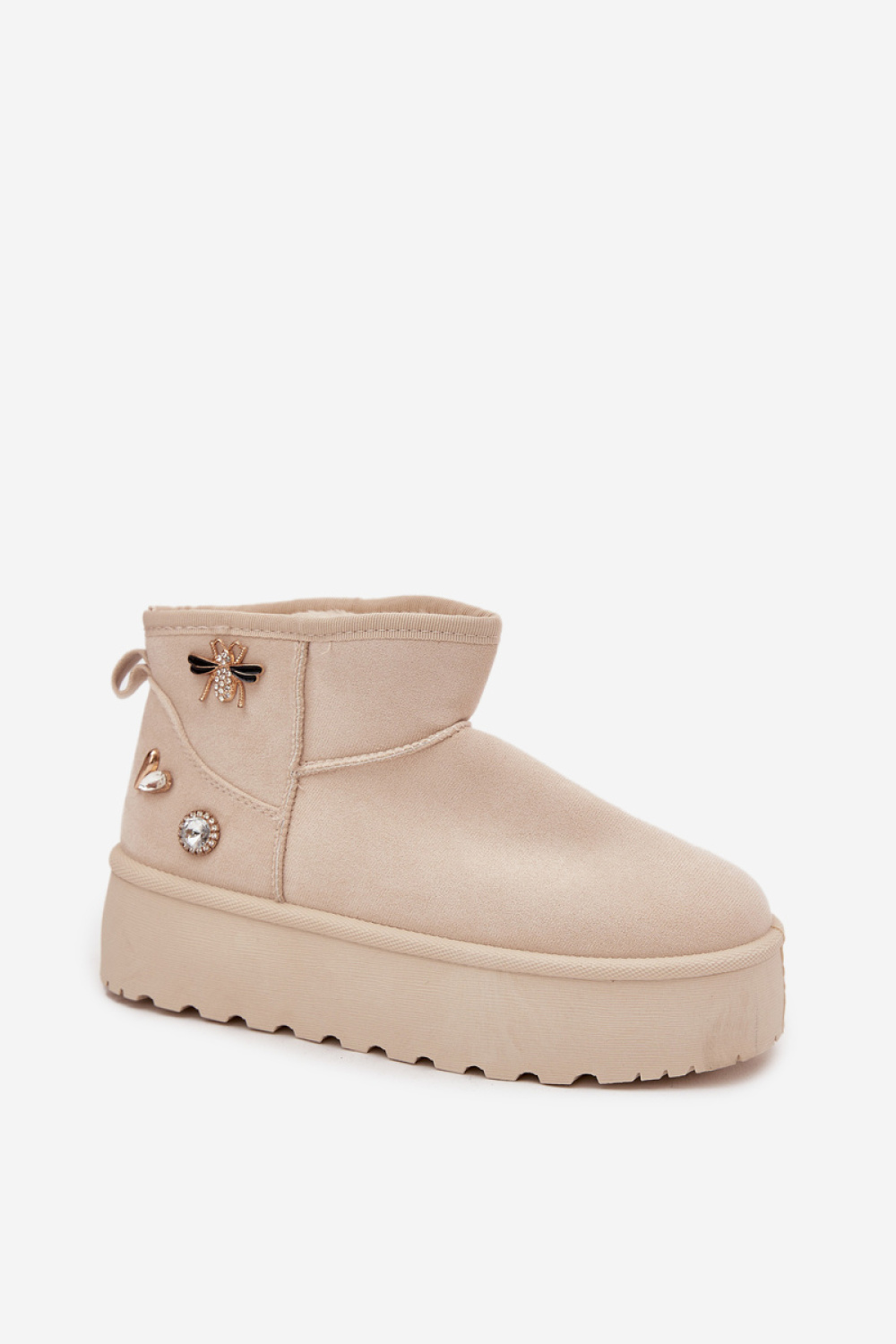 Śniegowce Model Maelle SF-58 Light Beige - Step in style - obrazek 2