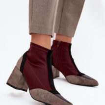 Botki Model Delvane C-855 Bordo – Step in style