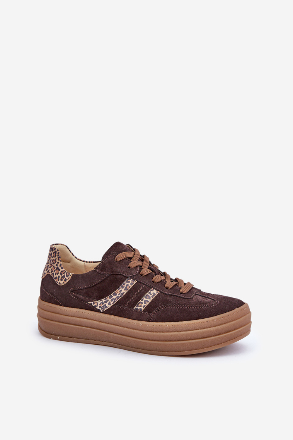 Buty Sportowe Model Zazoo N1176 Panterka Czekolada - Step in style - obrazek 2