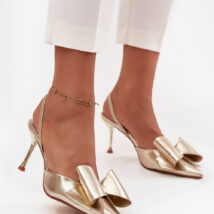 Szpilki Model Eklevia UC-158 Gold – Step in style