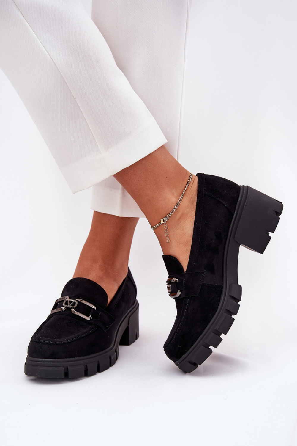 Półbuty Model Vinceza 39921 Black - Step in style - obrazek 3