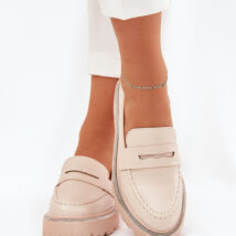 Mokasyny Model Wilamla 100-368 Beige Zamsz – Step in style