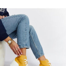 Żółte trampki za kostkę Ronchis – Solea