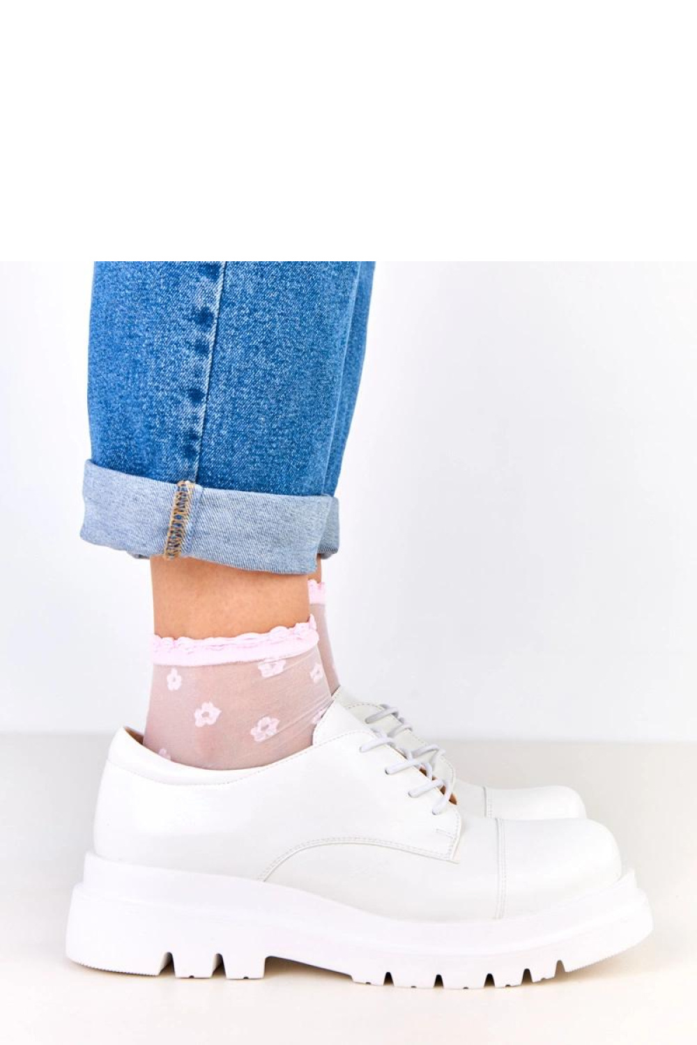 Półbuty Model Jetta C80727 White - Solea - obrazek 2