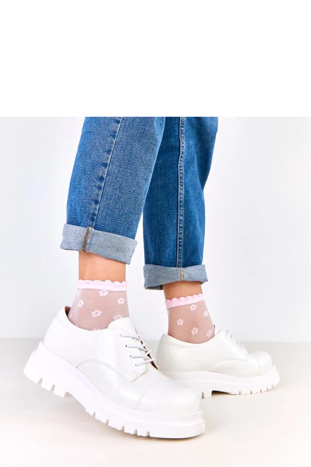 Półbuty Model Jetta C80727 White - Solea - obrazek 3