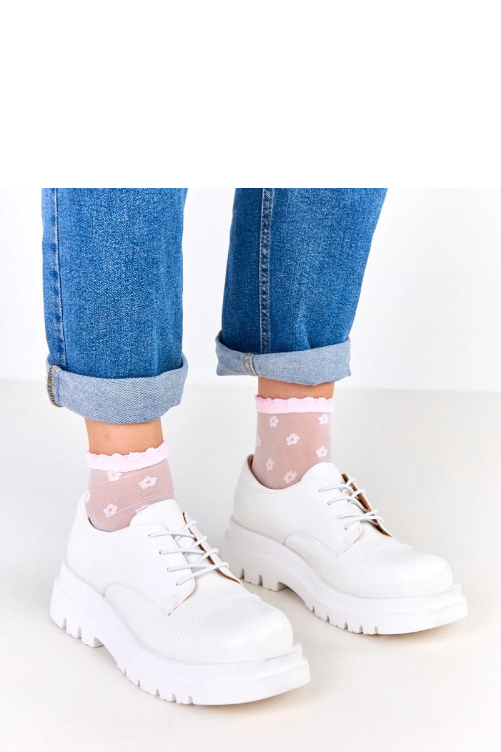 Półbuty Model Jetta C80727 White - Solea - obrazek 4