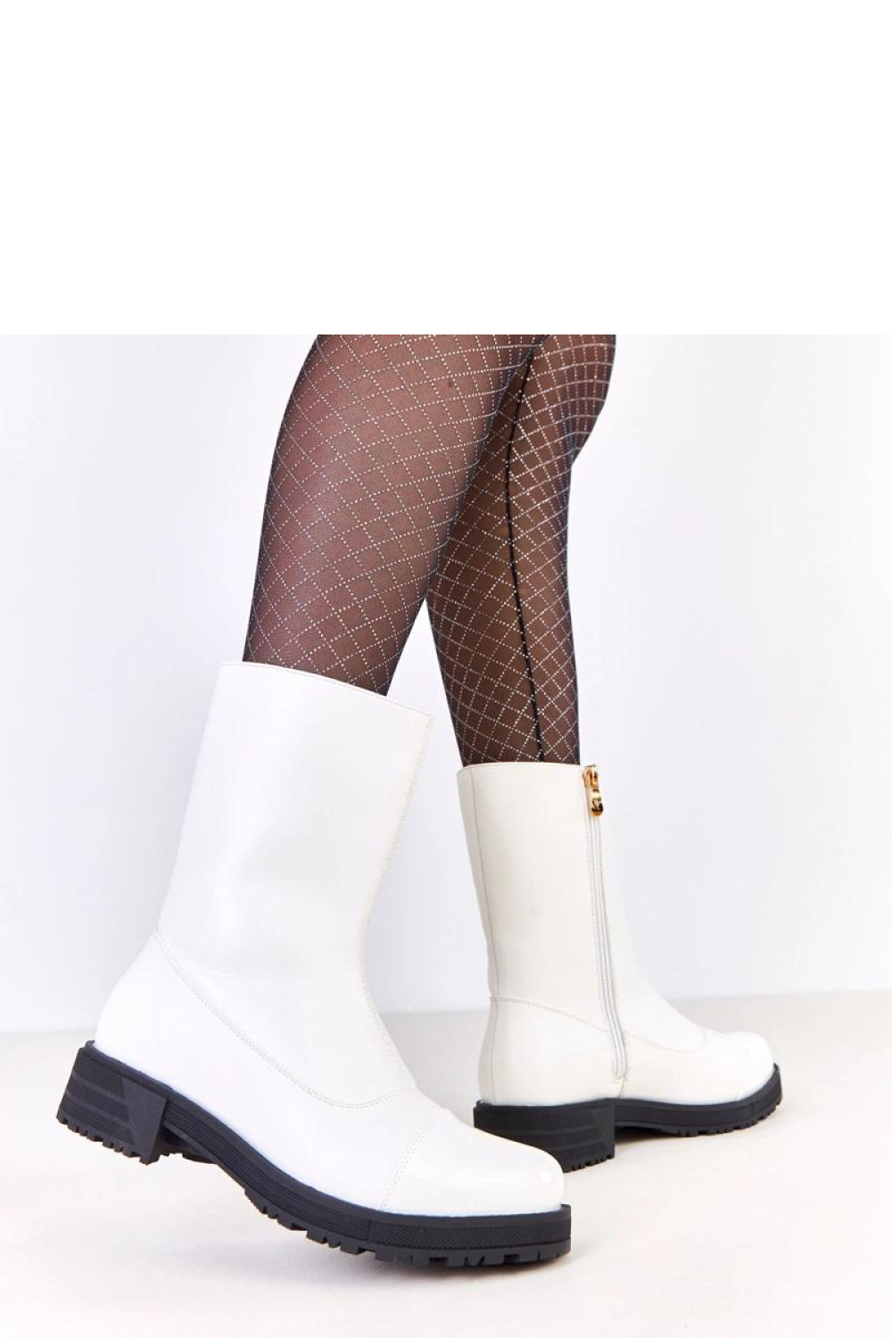 Botki Model Almoro D6995B White - Solea - obrazek 3