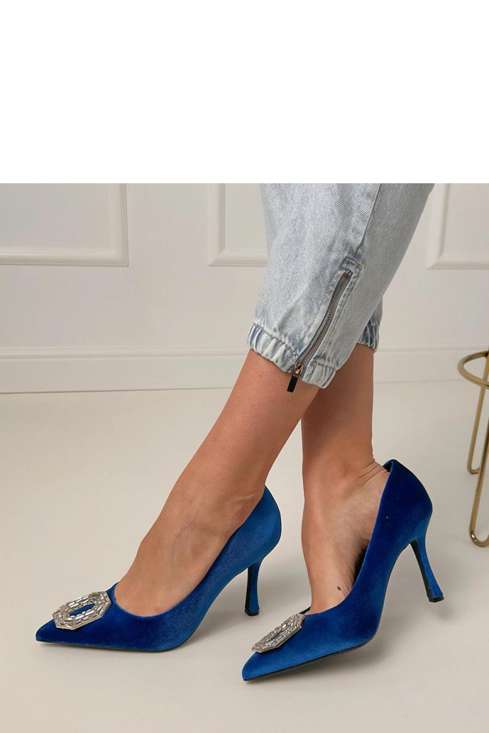 Szpilki Model Eleda G423 Navy - Solea