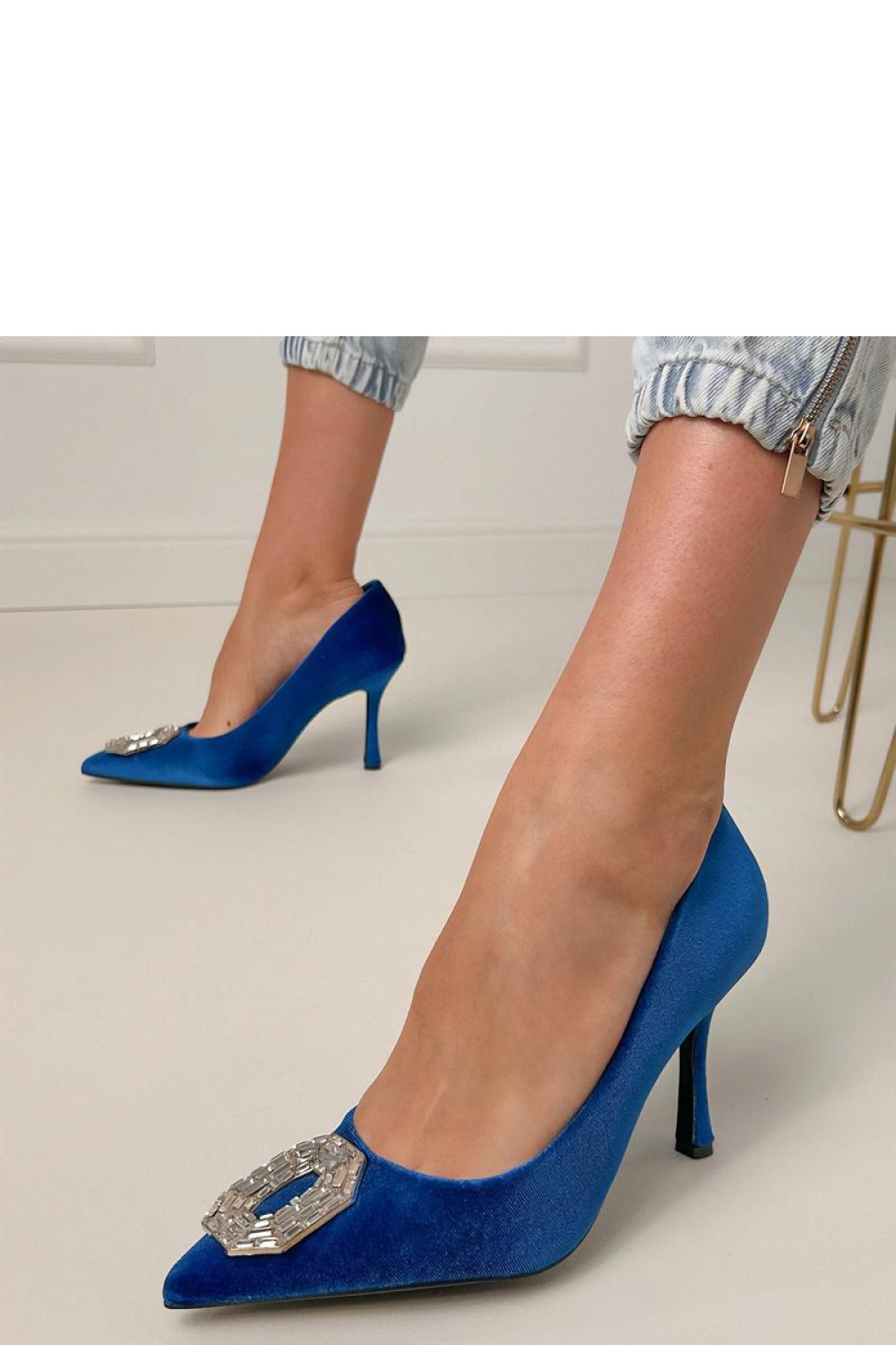 Szpilki Model Eleda G423 Navy - Solea - obrazek 2