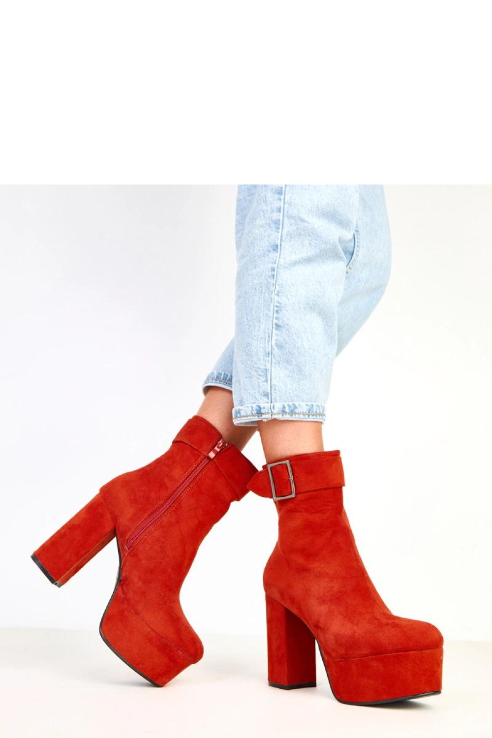 Botki Model Costa MCO-015 Orange - Solea - obrazek 2