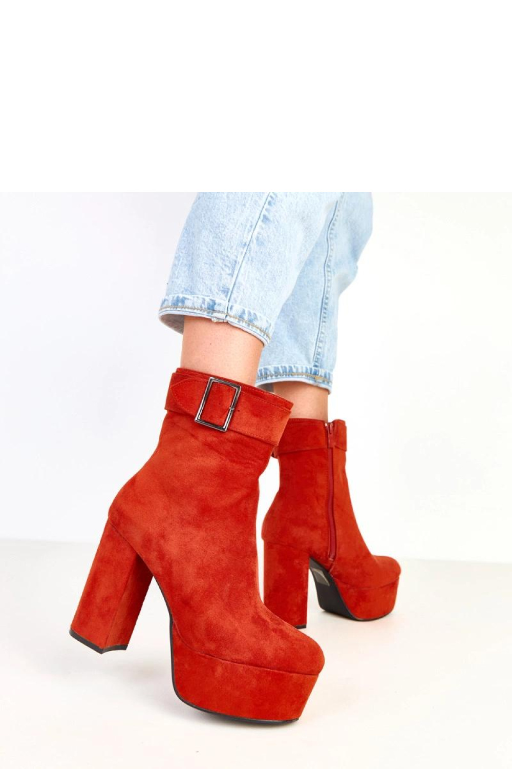 Botki Model Costa MCO-015 Orange - Solea - obrazek 3