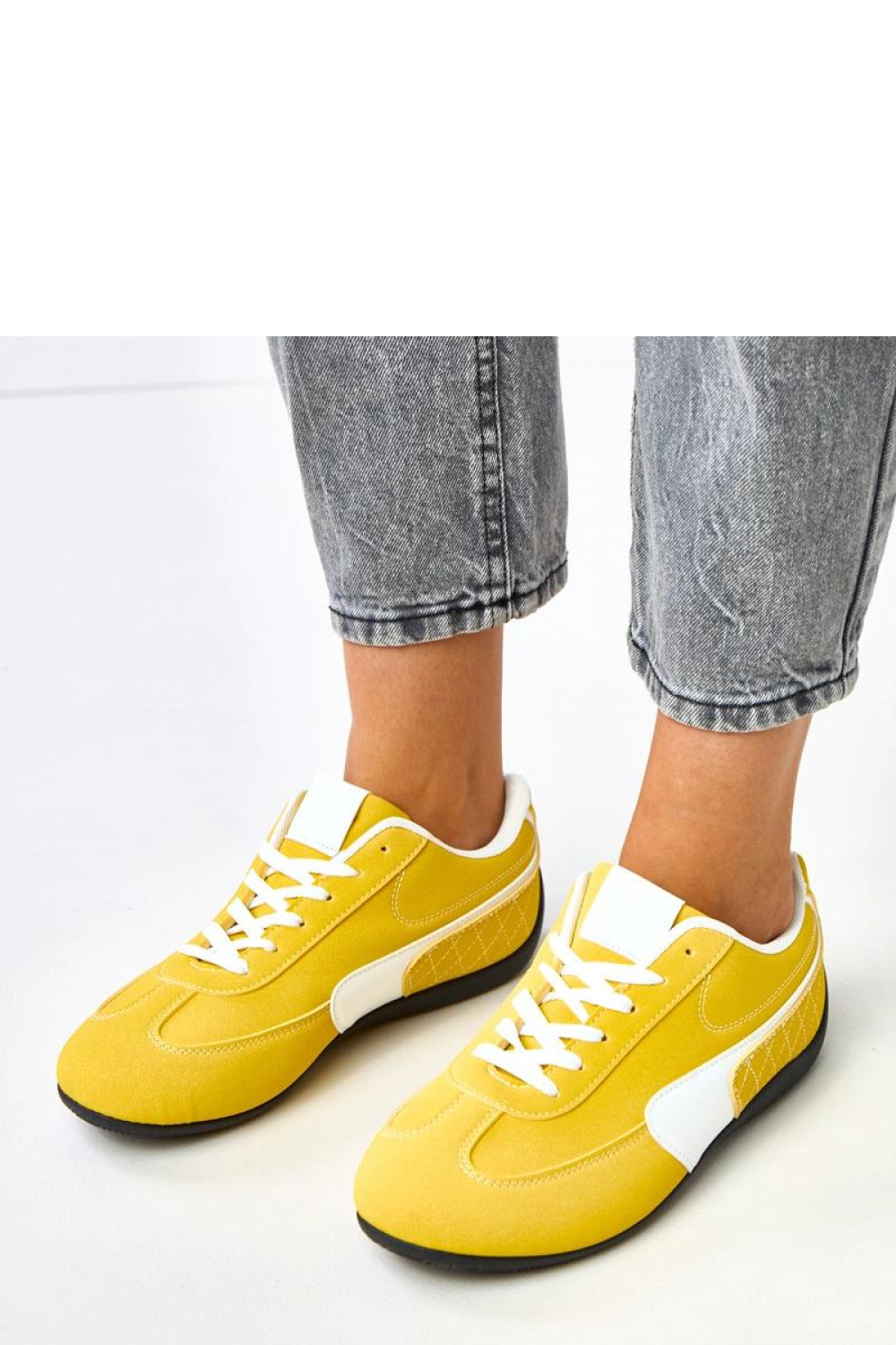 Buty Sportowe Model Manaar C2061-5 Yellow - Solea - obrazek 4