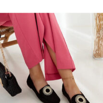 Czarne mokasyny zdobione cyrkoniami Celena – Solea