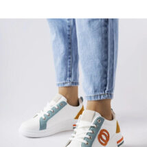 Białe sneakersy z kolorowymi wstawkami Passaic – Solea