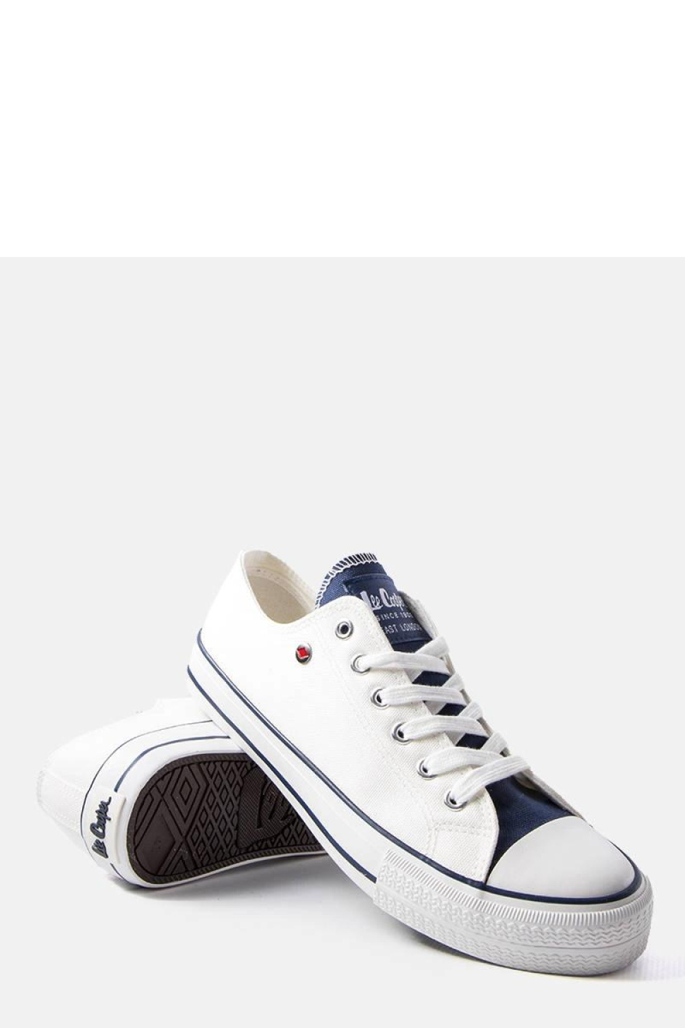 Białe trampki Lee Cooper LCW-22-31-0931M - Solea - obrazek 3