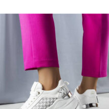 Białe sneakersy z monogramem Margie – Solea