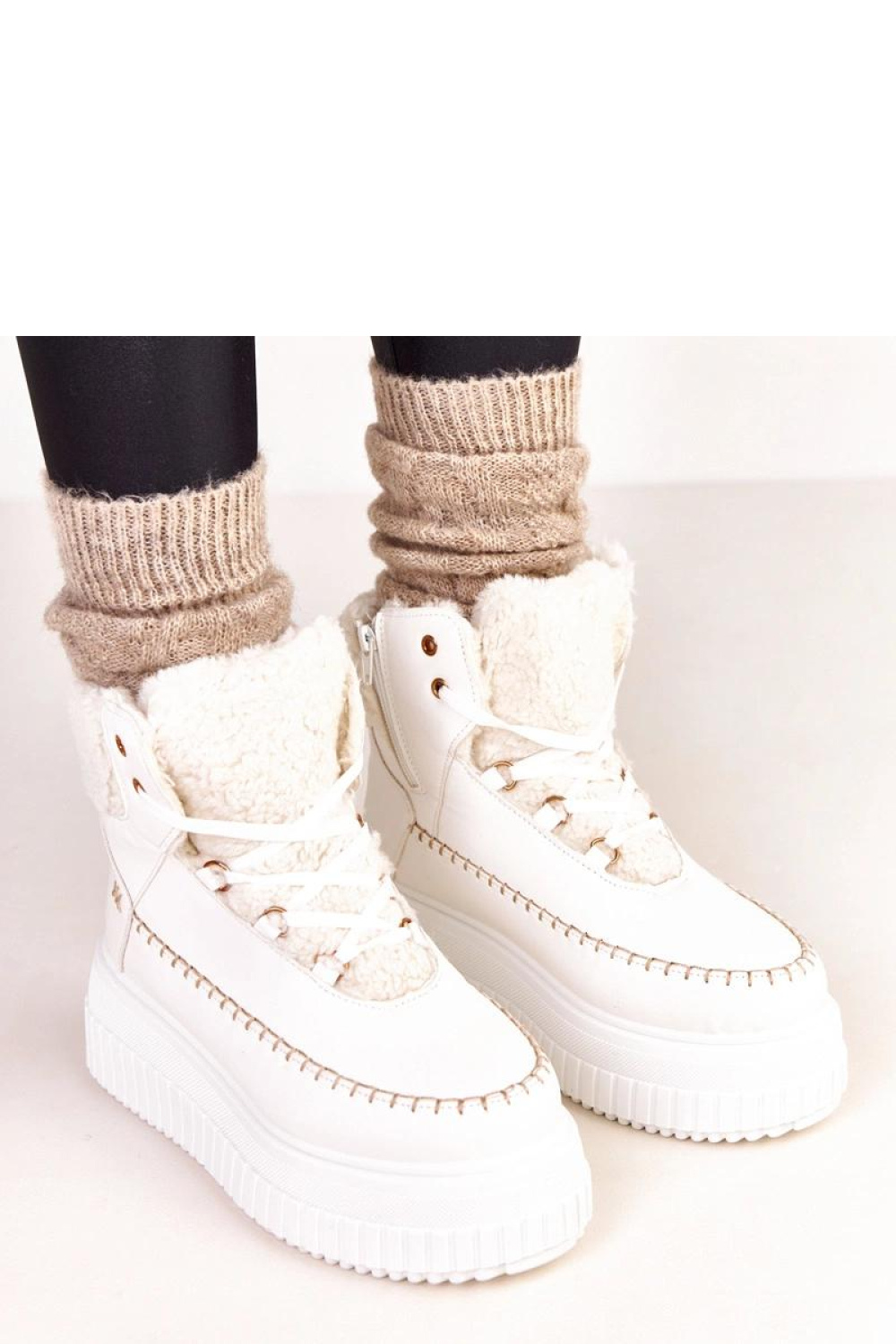 Botki Sportowe Model Lorraine ZH15 White - Solea - obrazek 2