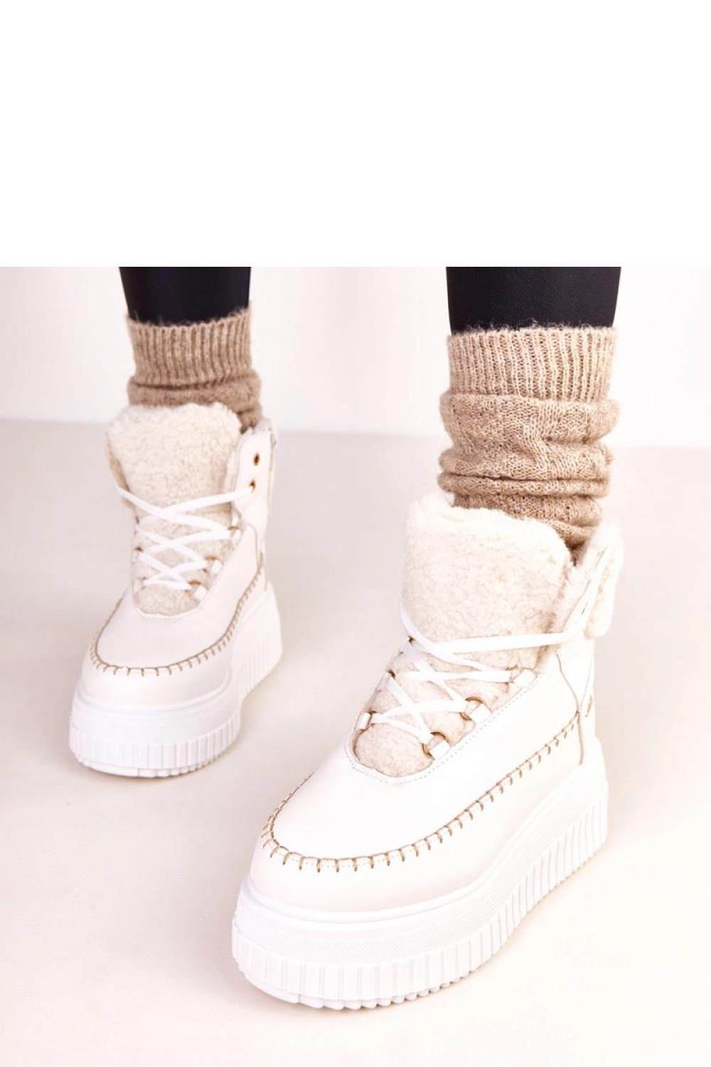 Botki Sportowe Model Lorraine ZH15 White - Solea - obrazek 4