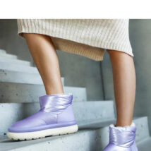 Fioletowe ciepłe śniegowce na platformie Cores – Solea