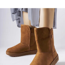 Brązowe śniegowce Big Star KK274616 – Solea