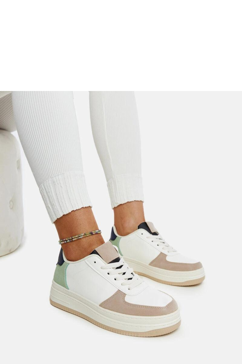 Wielokolorowe sneakersy na platformie Cvita - Solea - obrazek 5