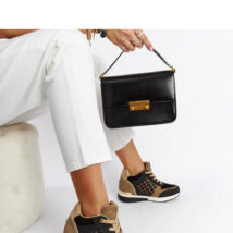 Czarne sneakersy na koturnie Chestnut – Solea