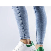 Biało-zielone sneakersy Leland – Solea