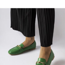 Zielone ozdobne mokasyny Docherty – Solea