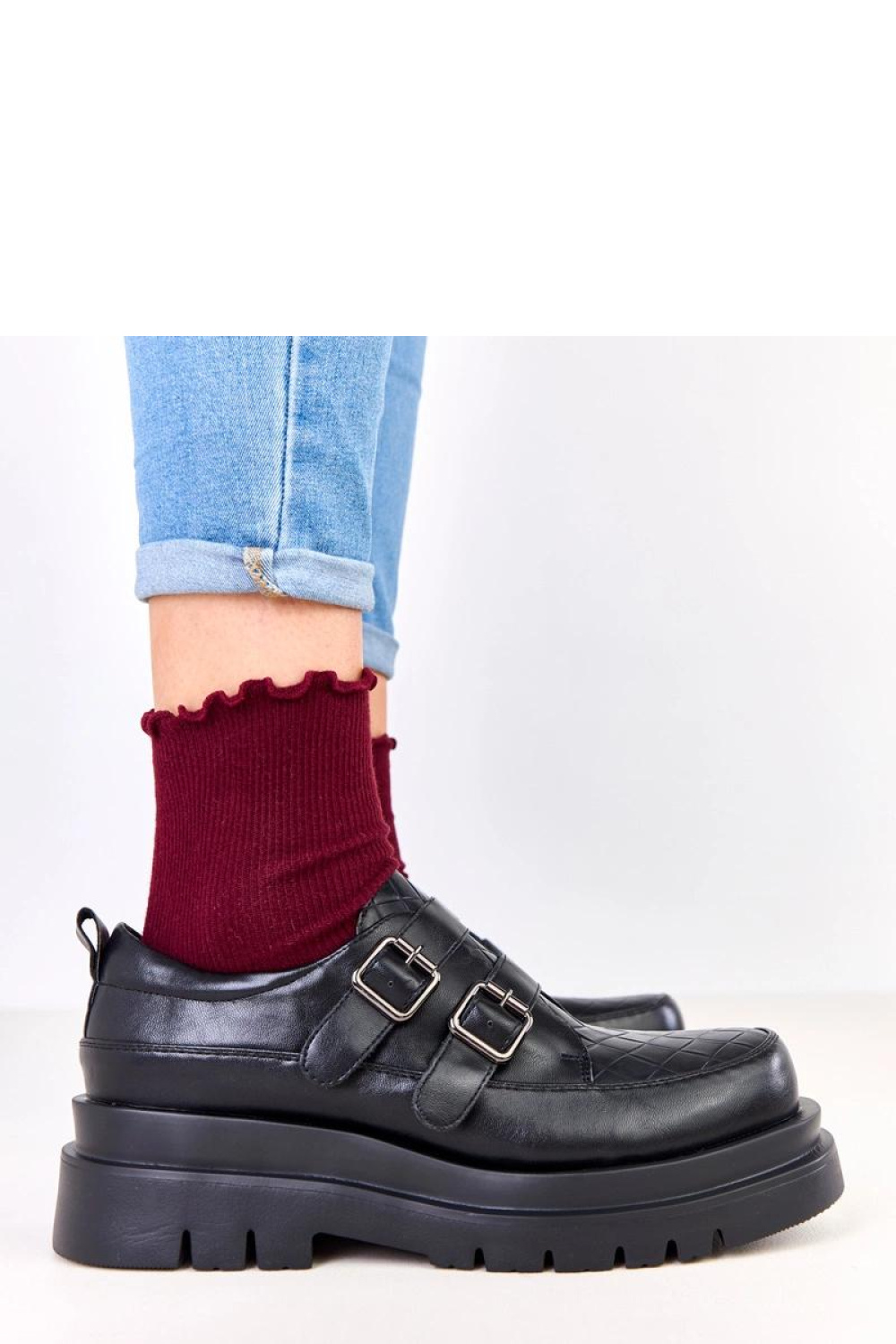 Półbuty Model Juke C21-80720 Black - Solea - obrazek 2