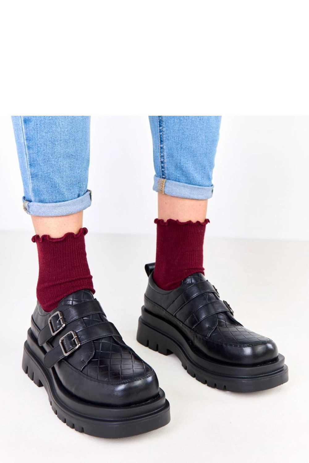 Półbuty Model Juke C21-80720 Black - Solea - obrazek 3