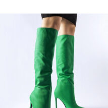 Zielone kozaki na wysokiej szpilce Conjunto – Solea