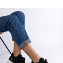 Czarne sneakersy sportowe damskie Elsira – Solea