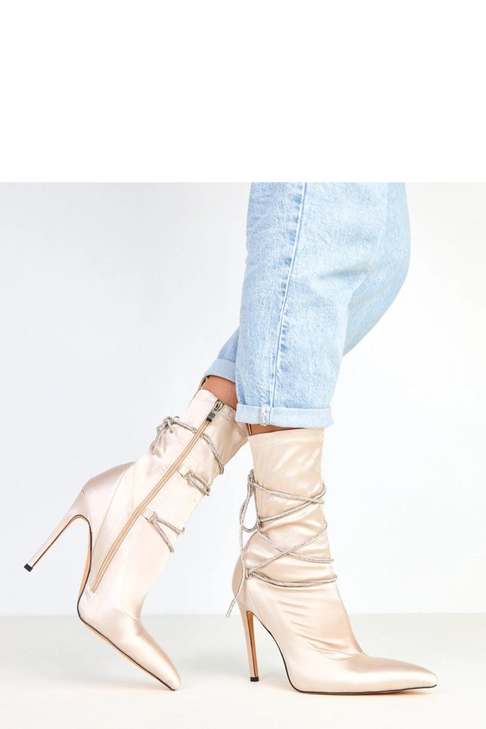 Botki Model Tolnai K370 Szampan - Solea - obrazek 2