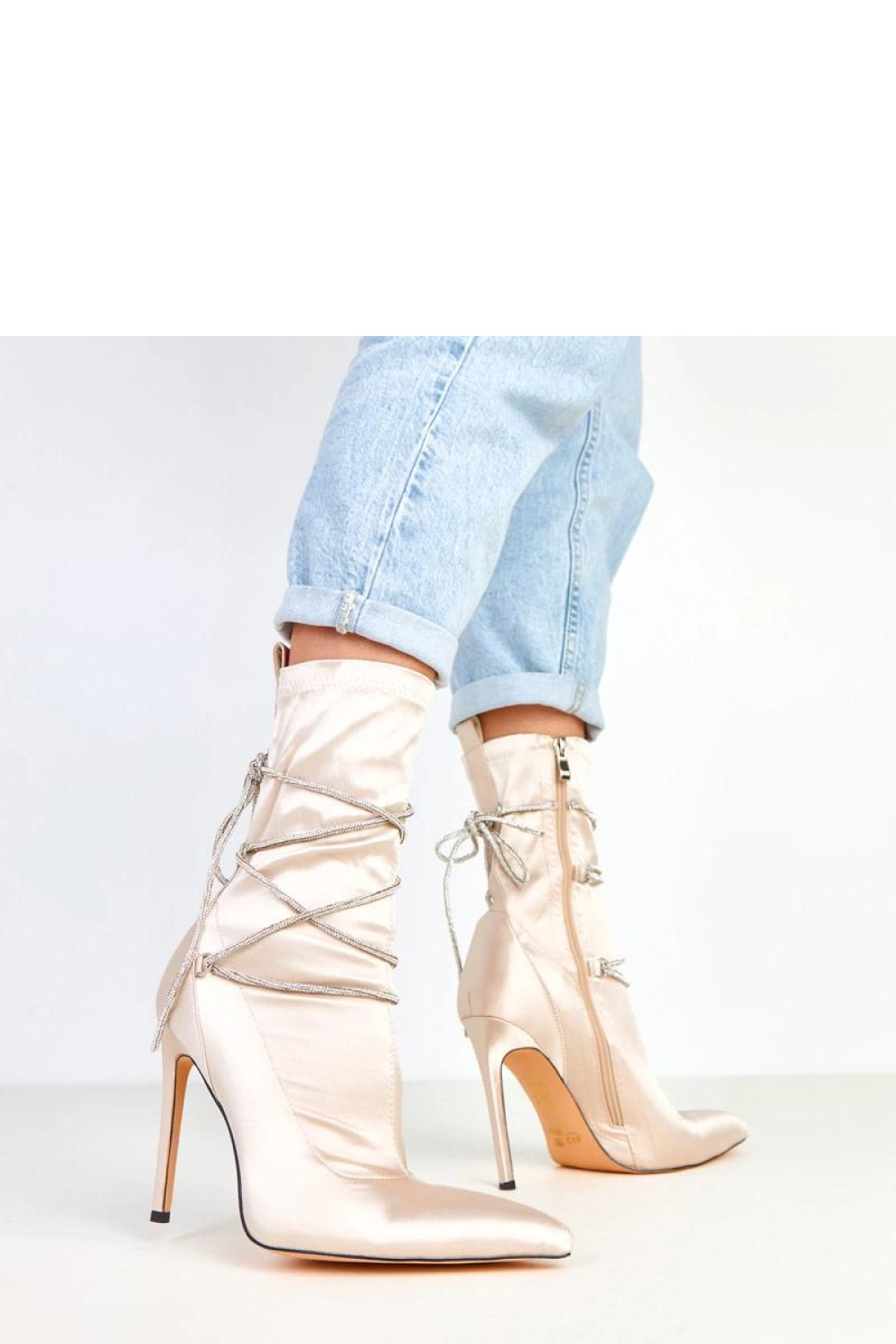 Botki Model Tolnai K370 Szampan - Solea - obrazek 3