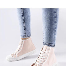 Różowe wysokie trampki Pozzuolo – Solea