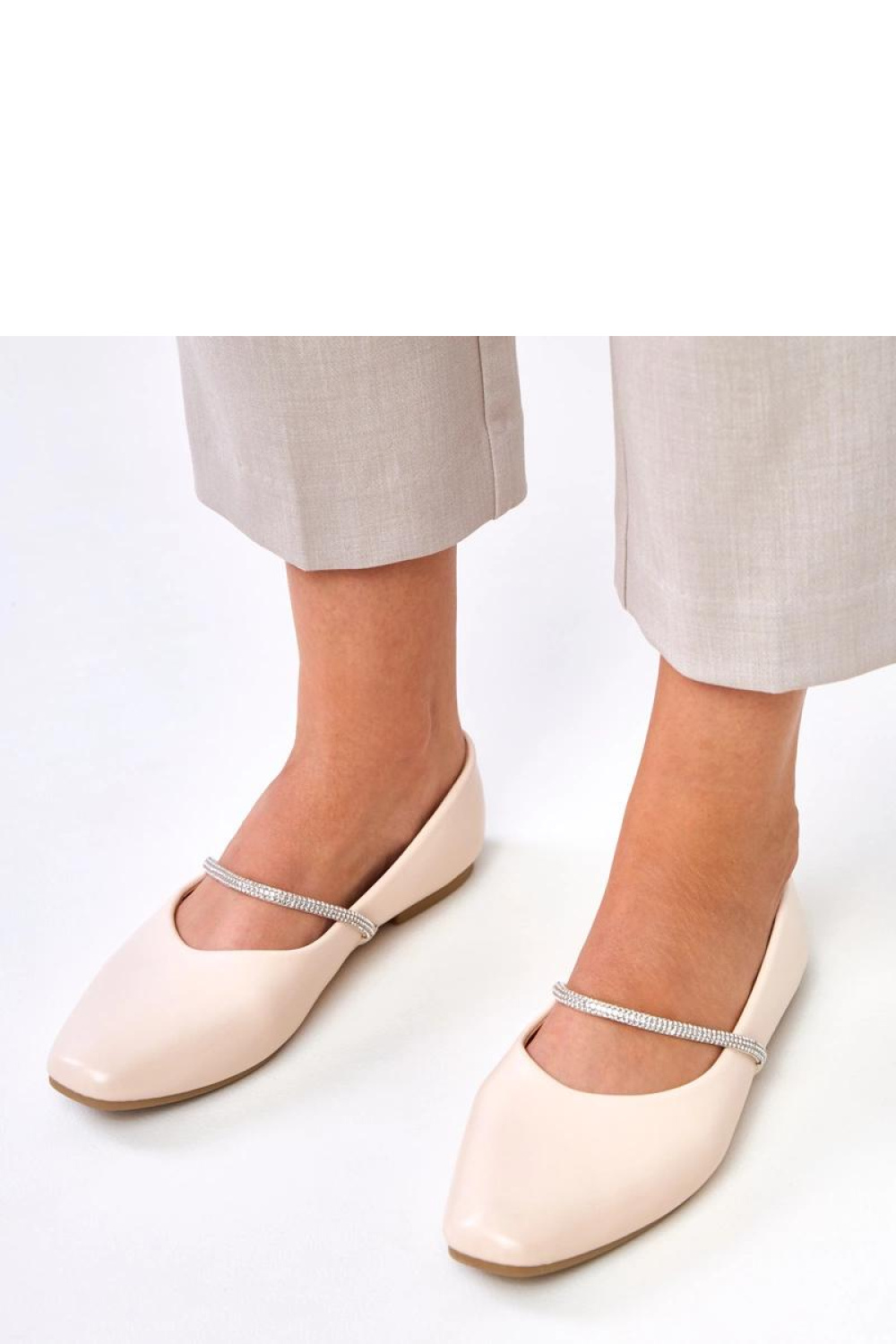 Baleriny Model Sikla GL21-3 Beige - Solea - obrazek 3