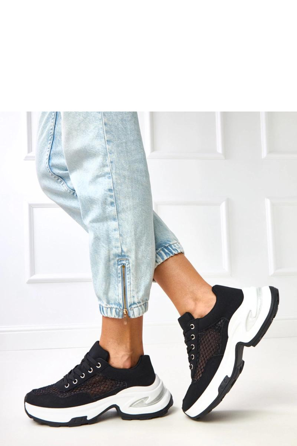 Buty Sportowe Model Inga SL-A53 Black - Solea - obrazek 3